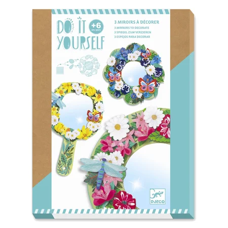 Djeco DIY æske, spejle med blomster