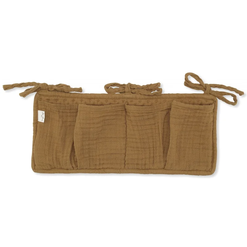 Konges Sløjd sengelommer, quilt - Dark Honey