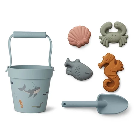 Liewood silicone sandsæt, Sea creature mix