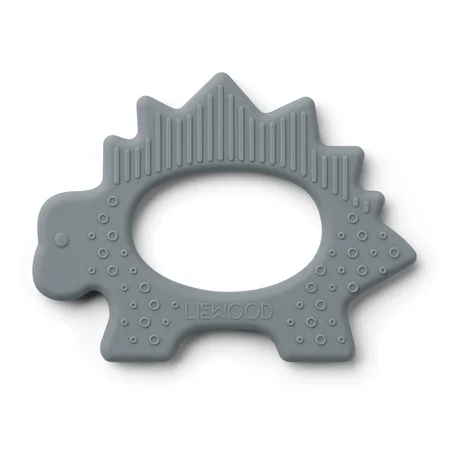 Liewood silicone bidering, dino blue wave
