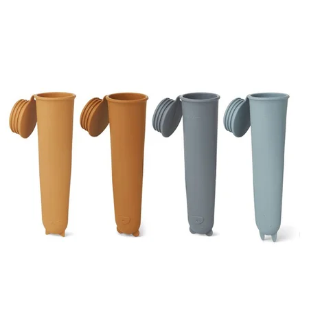 Liewood silicone isforme, 4 stk - blå multi mix