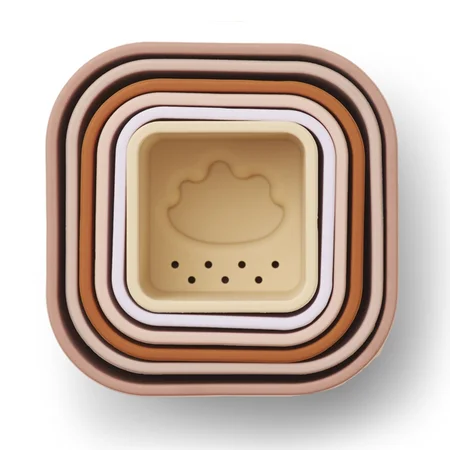 Liewood stableklodser i silicone, Rose