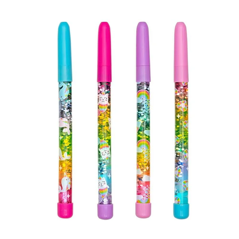 Ooly kuglepen med regnbueglitter