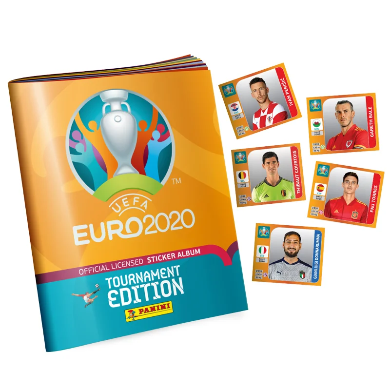 Fodboldkort Euro 2021, sticker startpakke