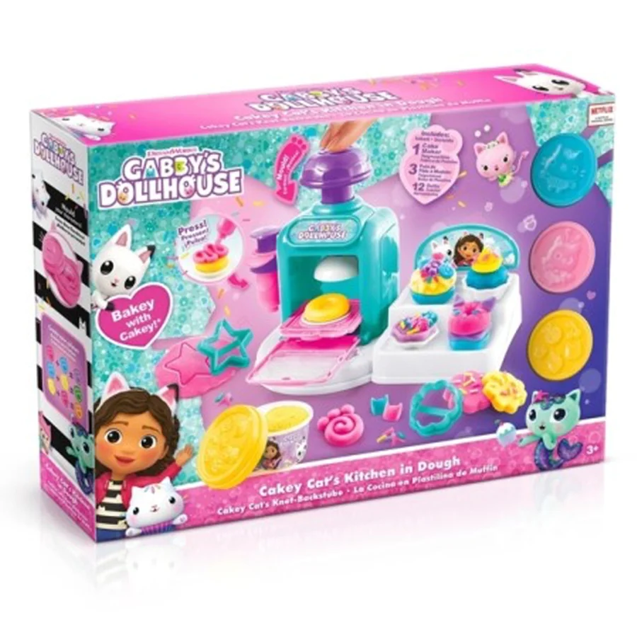 Gabby's Dollhouse Cakey Cats køkken modellervoks