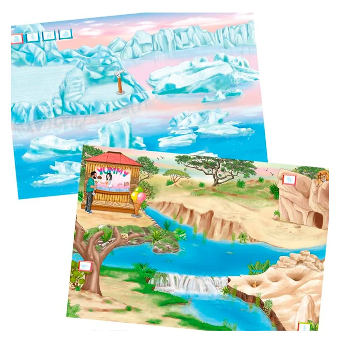Creative Studio Dein-eigener-Zoo Aktivitäts- und Stickerbuch