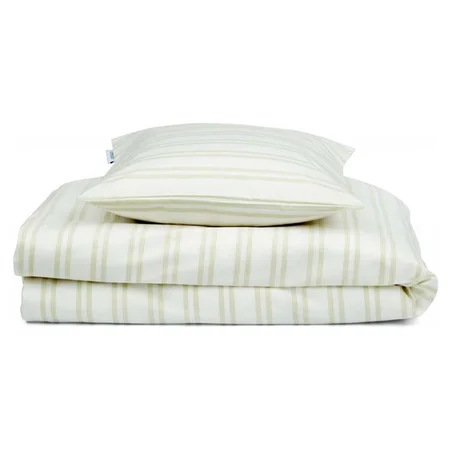Liewood voksen sengetøj, stripe - Creme de la creme/Dusty mint