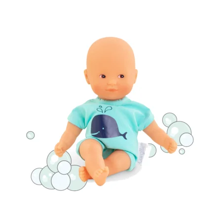 Corolle Mini badedukke blue, 20 cm