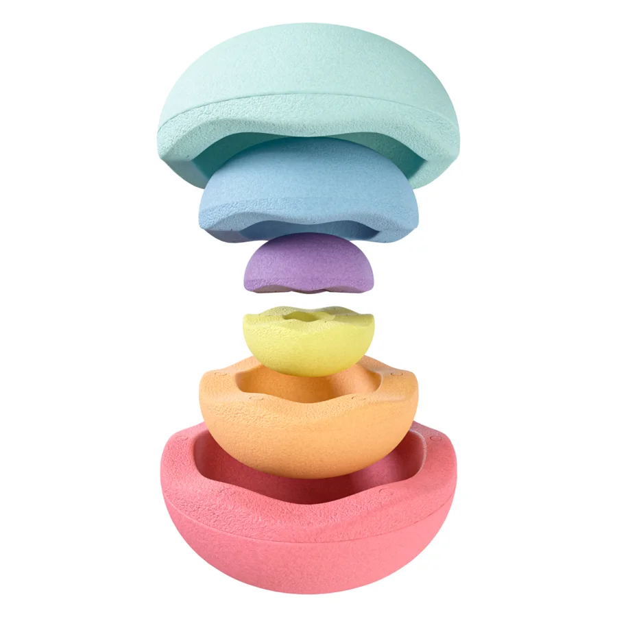 Stapelstein inside rainbow pastel
