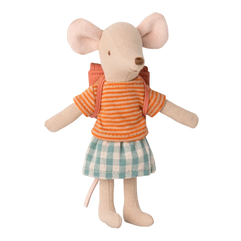 Maileg Kleidungsset und Tasche für Großeschwester-Maus, rosa