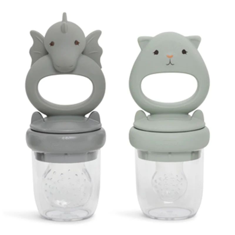 Konges Sløjd Dragon 2-pak Foodfeeder, Whale/L'eau