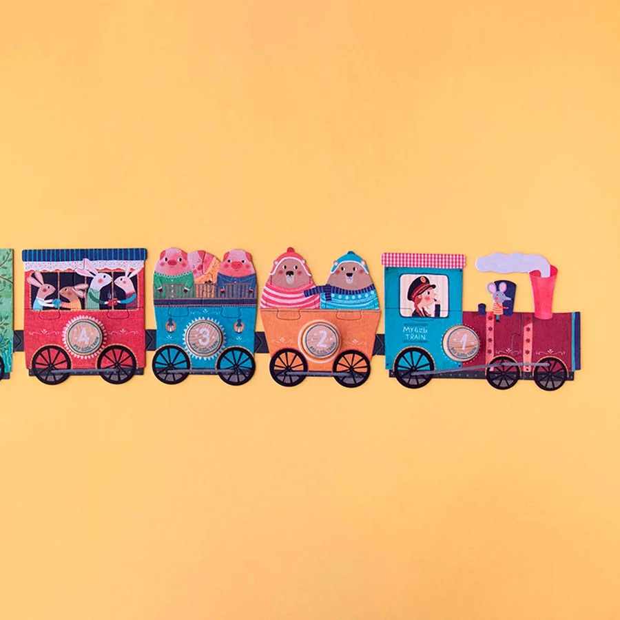 LONDJI Puzzle "My little train"