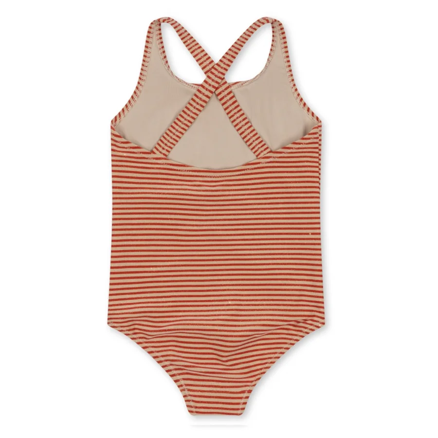 Jade Badeanzug, glitter stripe, Konges Sløjd 