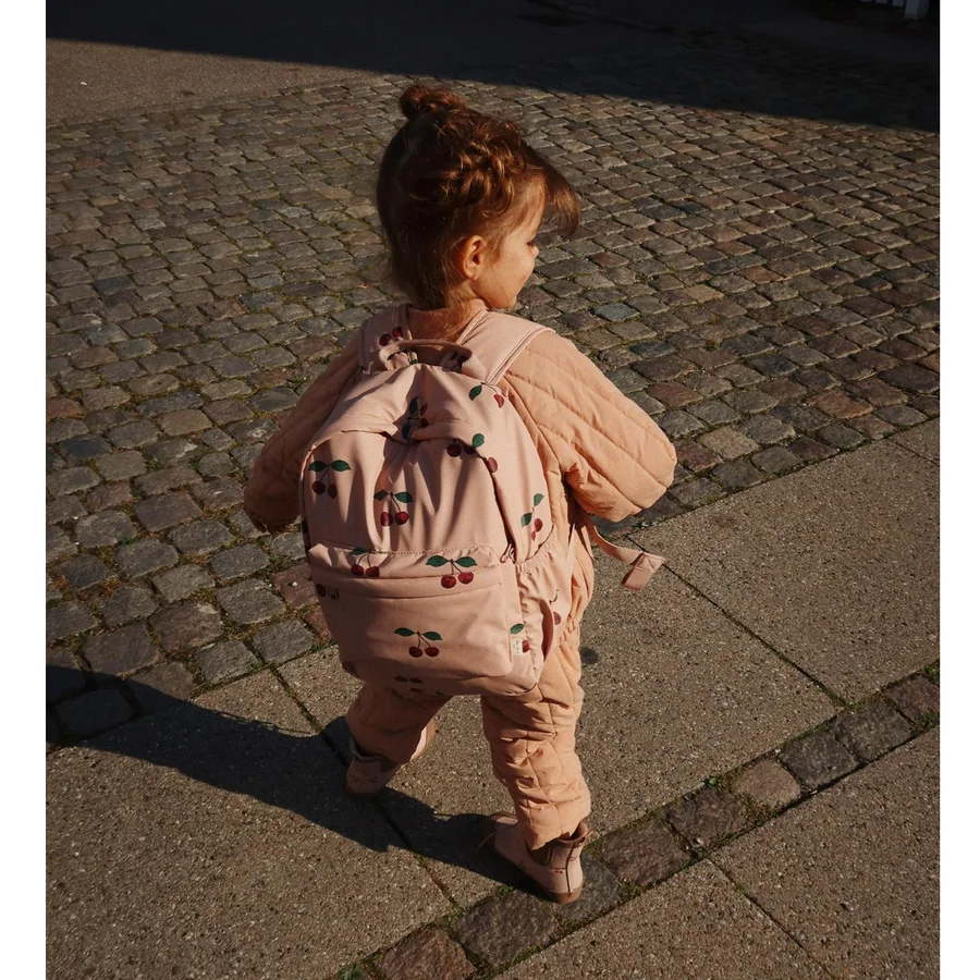 Konges Sløjd Rainy Midi-Rucksack, ma grande cerise blush