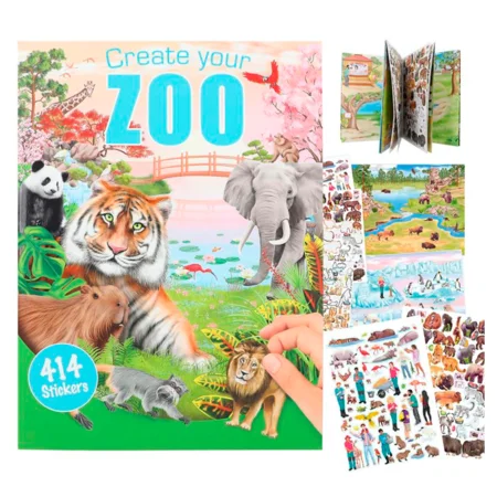 Creative Studio Dein-eigener-Zoo Aktivitäts- und Stickerbuch