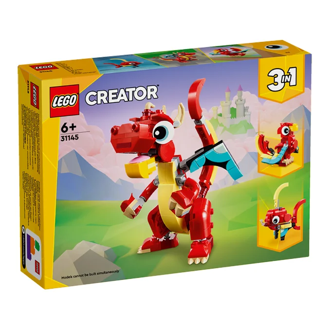 LEGO® Creator, 3in1-Set Roter Drache
