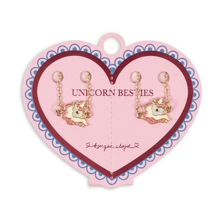 Konges Sløjd 2er-Pack Freundinnen-Armband, Unicorn gold