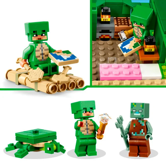 LEGO® Minecraft, Schildkröten-Strandhaus