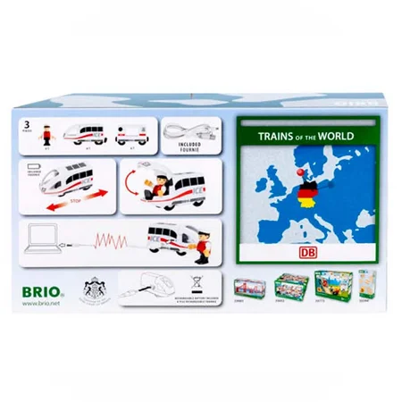 Brio wiederaufladbarer ICE-Zug