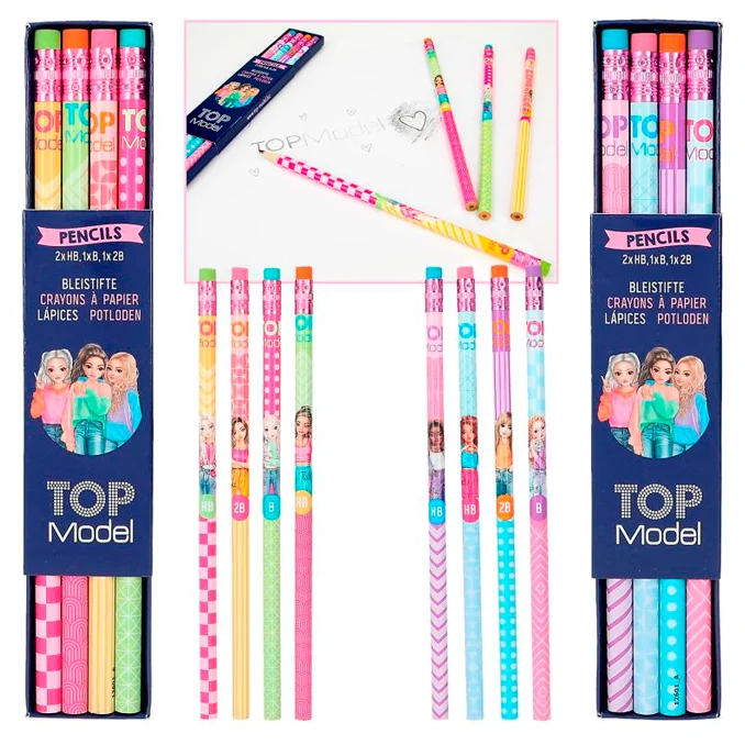 TOPModel Bleistiftset, 4 stk