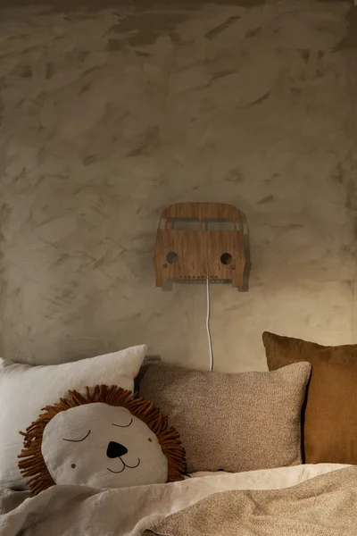 Ferm Living væglampe, bil - egetræ
