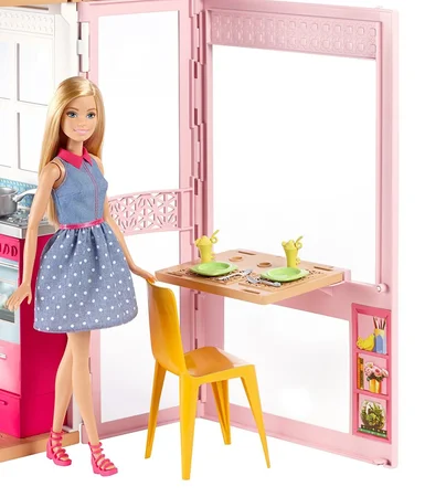Barbie dukkehus m.2 etager