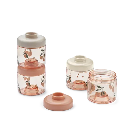 Liewood Dominique Baby Essensbehälter, 4er-Pack, peach/sea shell