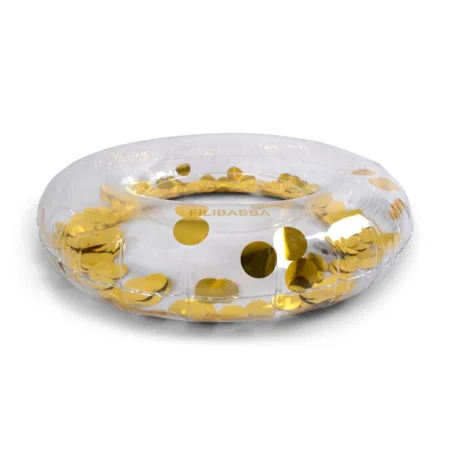 Filibabba Schwimmreifen, confetti gold 