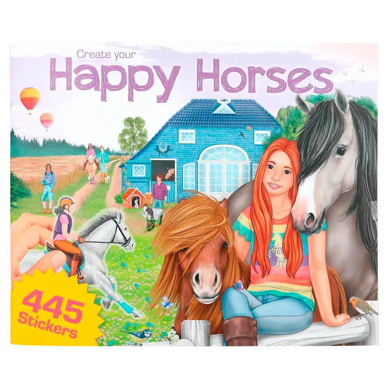 Create your Happy Horses Activity Book mit Stickern