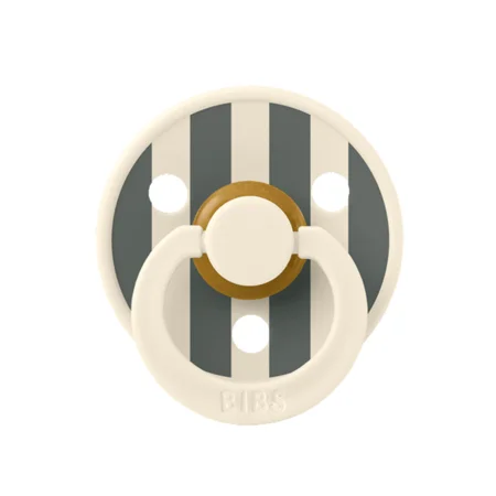 BIBS Studio Schnuller, Colour Block, Gr. 2 ivory/pine
