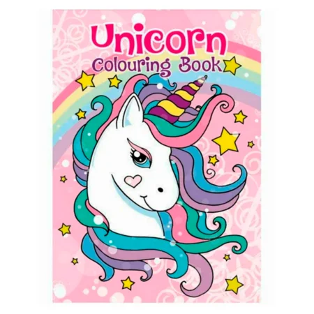 Malbuch A4, Einhorn, 16 Seiten