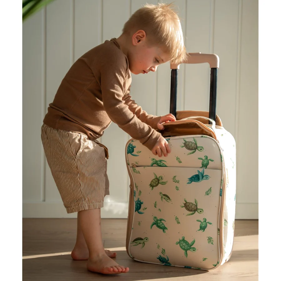Kinderkoffer aus recyceltem RPET, first swim, Filibabba 