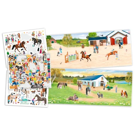 Create your Happy Horses Activity Book mit Stickern