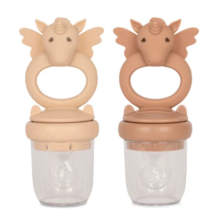 Konges Sløjd Silikon-Fruchtsauger, Unicorn shell/blush