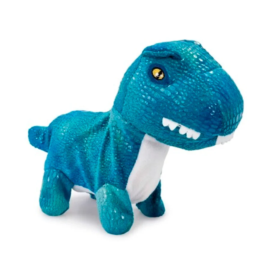 Gående og brølende dinosaur, blå