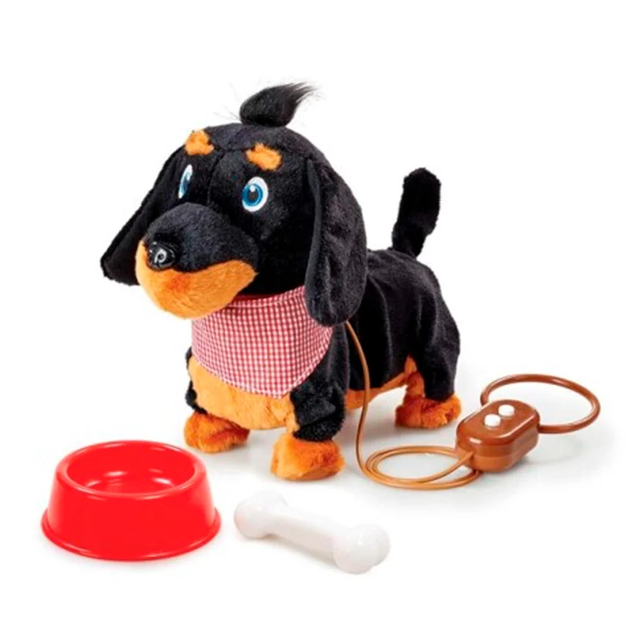 Happy Pets Wiggle Jiggle Plüsch-Dackelhund