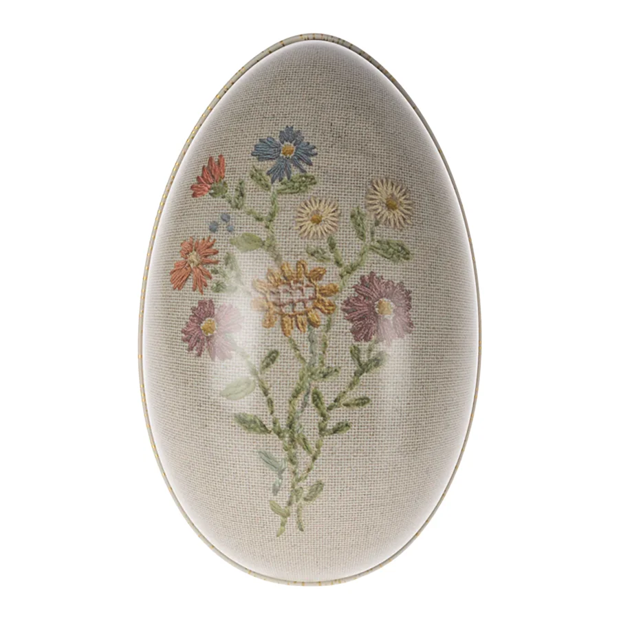 Kleines Metall-Osterei Blume, Maileg 
