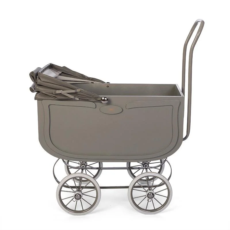 by Astrup dukkevogn, vintage grå