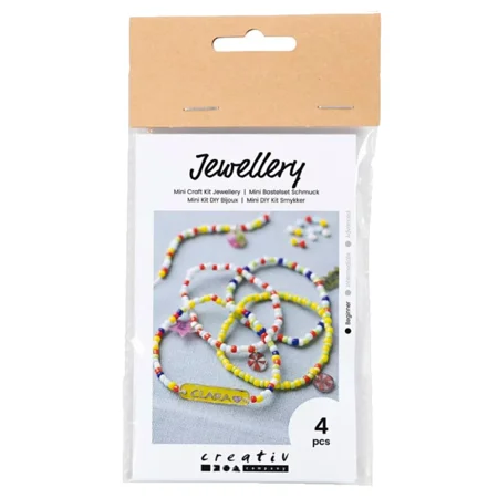 Creativ Company Mini DIY Bastelset Schmuck, Armbänder