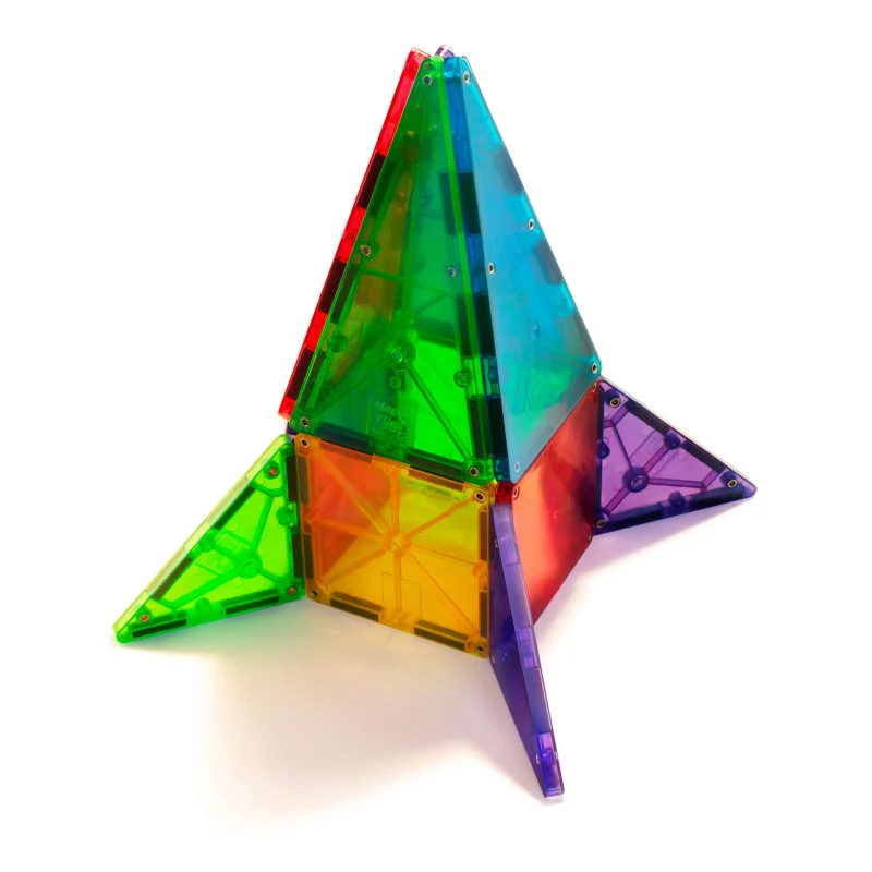 Magnetbausteine, clear - 32 Teile, Magna-Tiles 