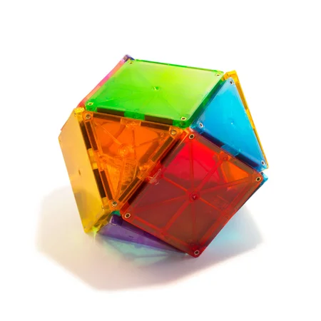 Magnetbausteine, clear - 32 Teile, Magna-Tiles 