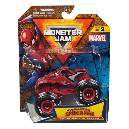 Monster Jam 1:64 Marvel Single, Spiderman