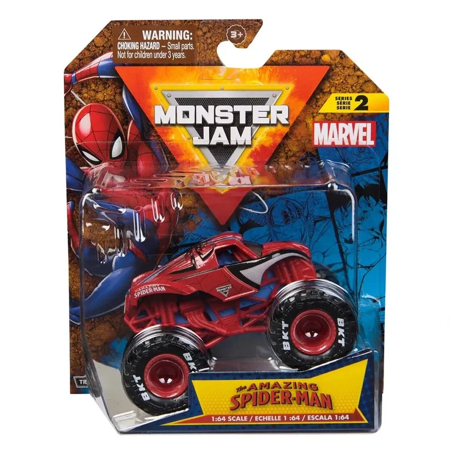 Monster Jam 1:64 Marvel Single, Spiderman