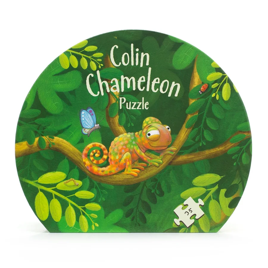 Jellycat puslespil, Colin Kamæleon - 35 brikker