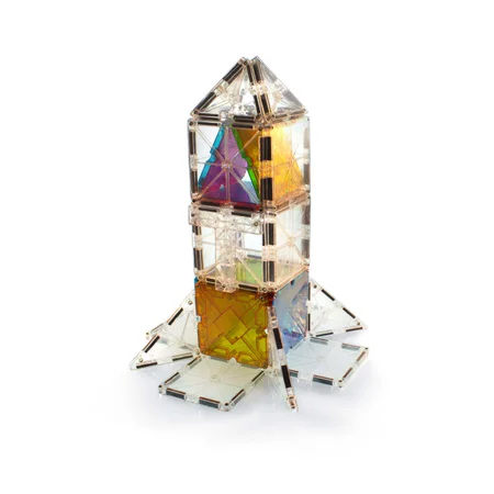 Magna-Tiles Magnetbausteine FreeStyle, clear - 40 Teile