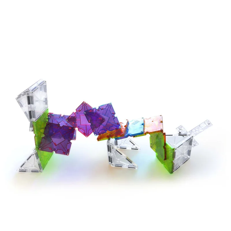 Magna-Tiles Magnetbausteine FreeStyle, clear - 40 Teile