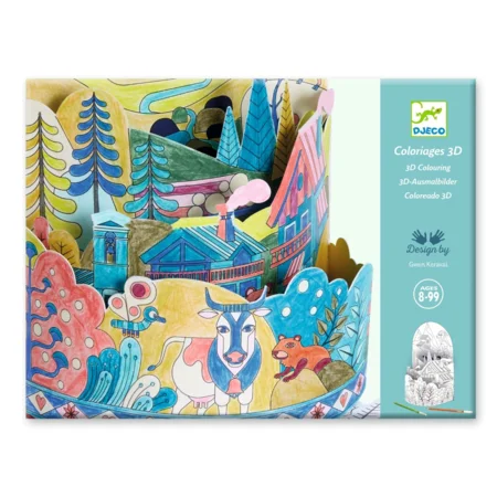 Djeco Kreativ-Diorama, Auf dem Gipfel der Welt