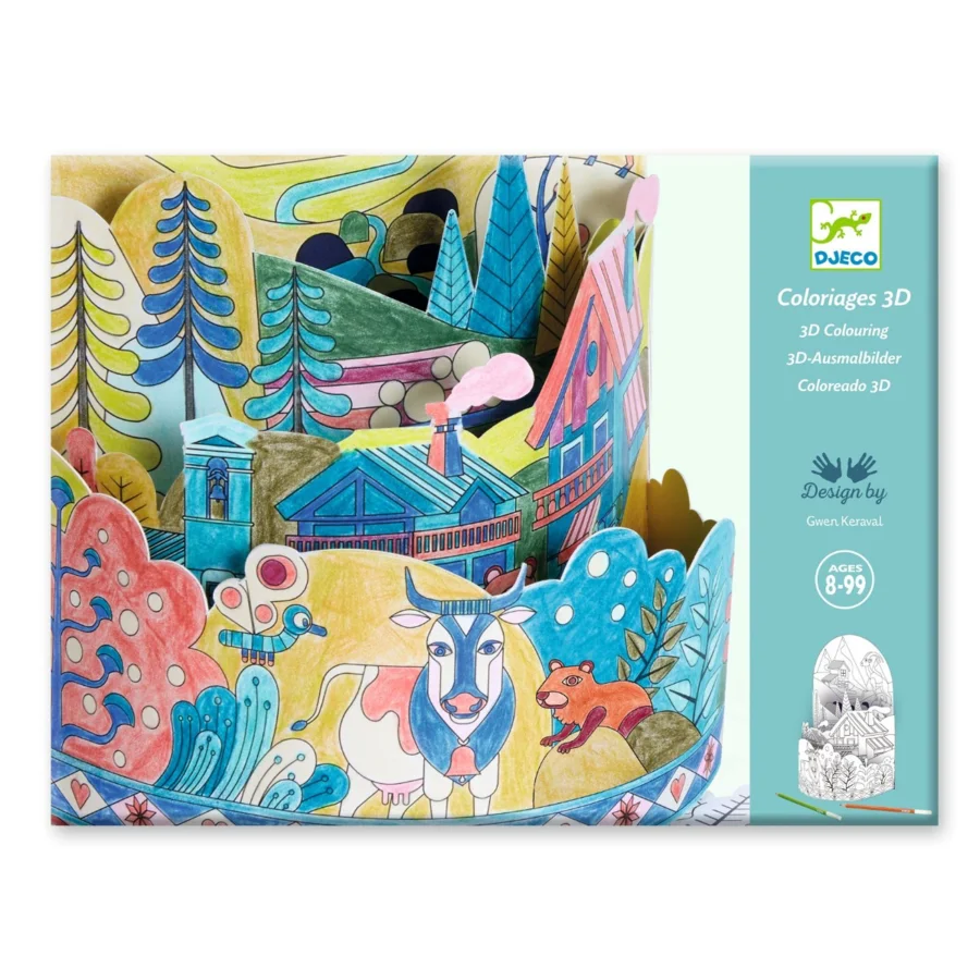 Djeco Kreativ-Diorama, Auf dem Gipfel der Welt