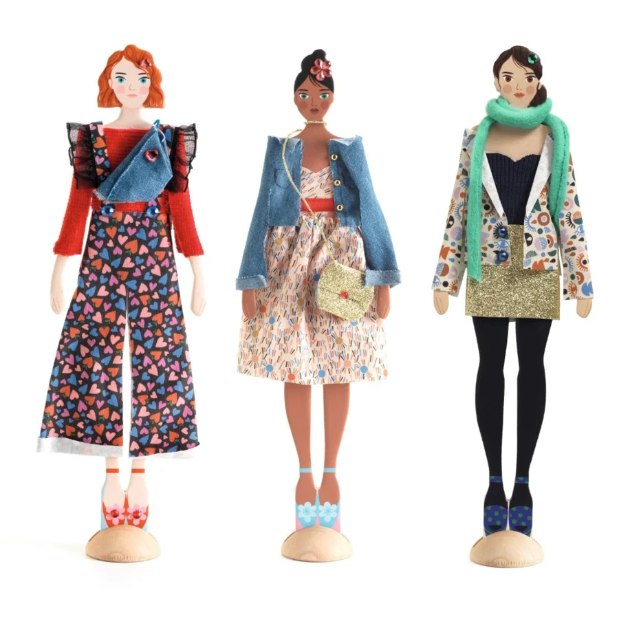 Djeco Ankleidepuppen, Mode von Marie