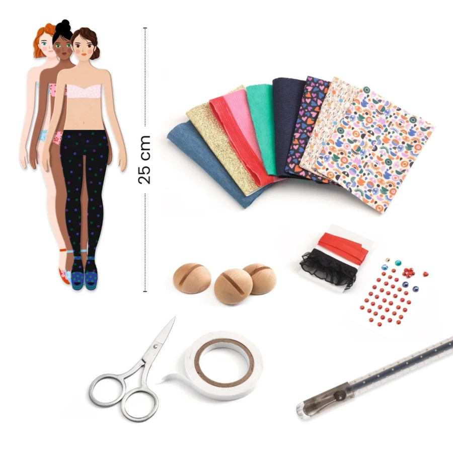 Djeco Ankleidepuppen, Mode von Marie